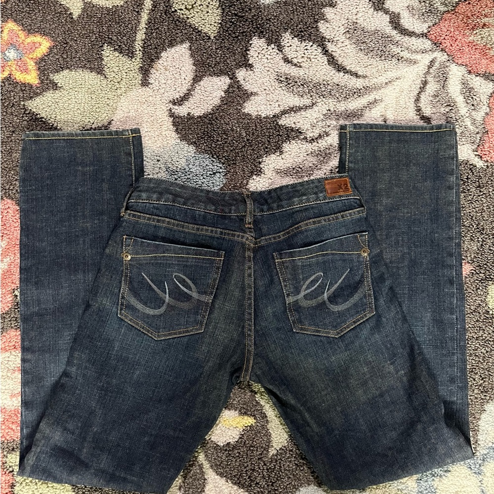 Vintage/Y2K X2 Women's Dark Blue Boot Cut Jeans